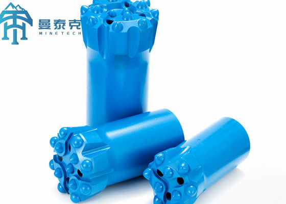 R32 76mm 45CrNi 스레드 버튼 비트 13 탄화물 톱 망치 드릴링 도구