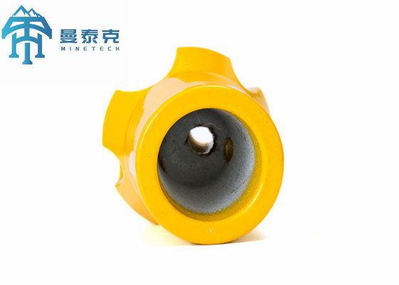 하드 락 드릴링을 위한 45 밀리미터 내부 직류 전기로 자극된 끝이 좁아진 버튼 비트