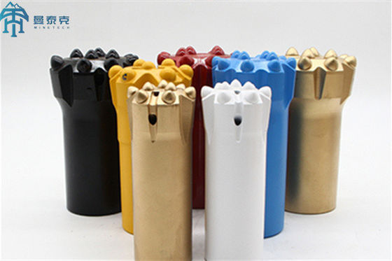 마이닝 구조를 위한 T38 64 밀리미터 10 착암기 버튼 비트