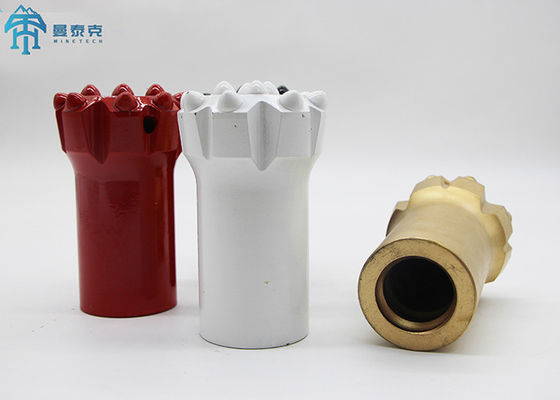 광산 건설 바위 굴착 도구 스레드 버튼 비트 76mm 지름