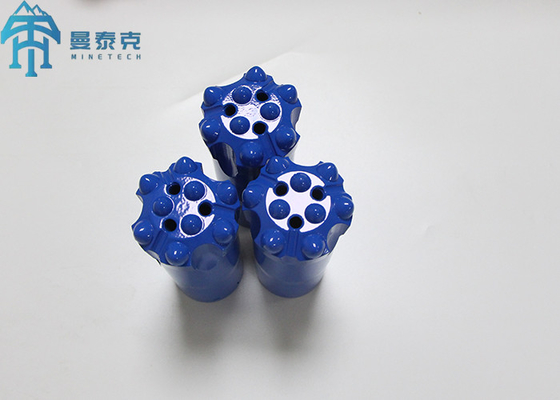 평면 89mm T51 스레드 버튼 비트 지하 광산