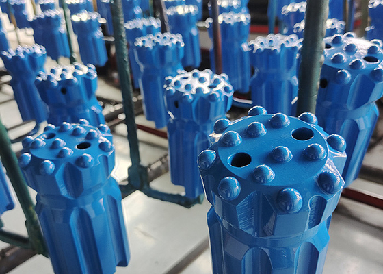 탑 해머 76mm T45 후퇴 버튼 비트 초경합금 채굴 도구
