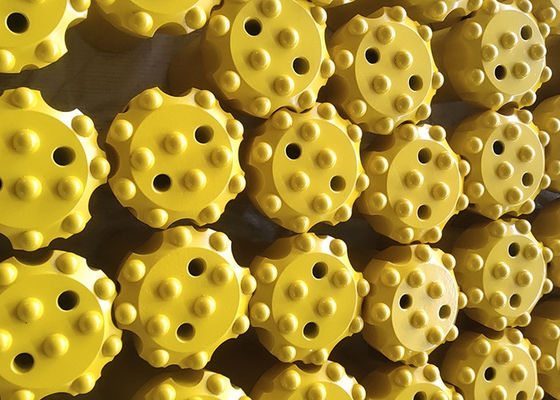 76mm T38 T45 R32 스레드 버튼 비트 석굴 및 광산용 바위 뚫기