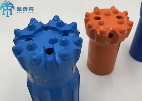 상단 망치 굴착 도구 102mm T51 스레드 버튼 비트 바위 굴착