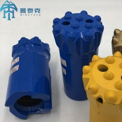 T51  102mm Button Bits Button Bit for Thread Extension Rod for Tunneling Threaded Button Drilling Bits