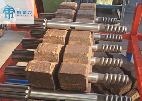 High-Efficiency CNC Machined T38 Shank Adapter for COP1840 in Mine and Tunnel Support