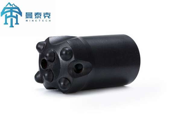 11도 브로카 32mm 6 버튼 텐퍼 드릴 비트 광산 터널링 블래스팅