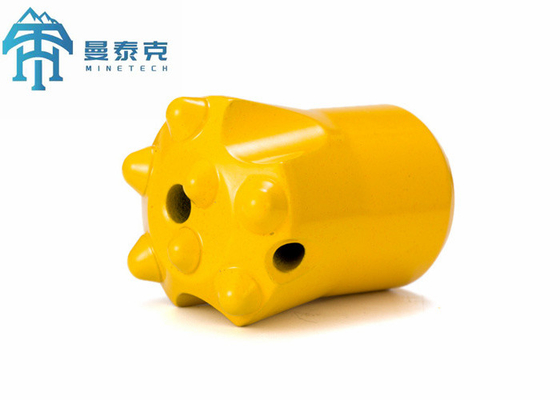 11도 브로카 32mm 6 버튼 텐퍼 드릴 비트 광산 터널링 블래스팅