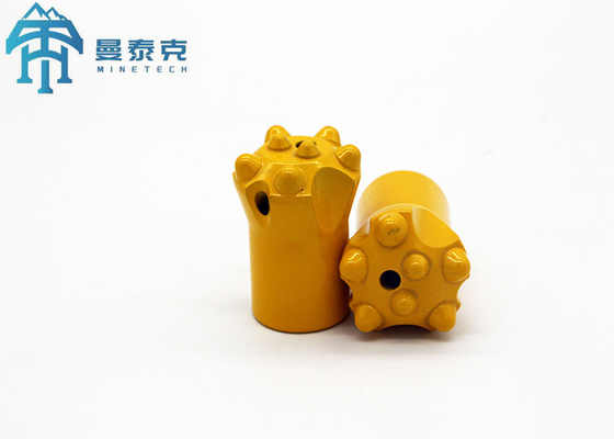 도장된 톱니형 바위 뚫기 비트 50mm 길이 2 플러싱 홀 0.25kg 무게 검은/노란색/녹색/붉은