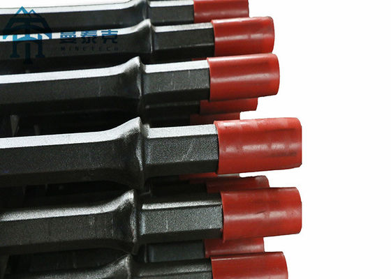 암석 뚫기 도구 7도 톱니 22mm 헥사고널 뚫기 막대