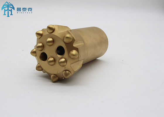 89mm R32 리트랙 굴착 비트 탑 망치 스레드 버튼 비트 광산