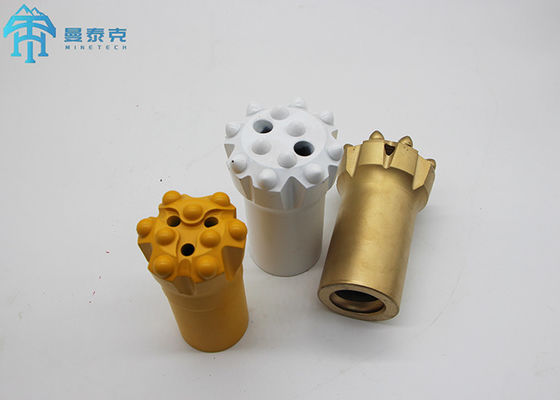 T38 톱 망치 스레드 버튼 비트 텅스텐 탄화수소 및 고강성 합금 강철