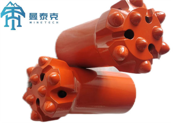 T45 나사산 암반 드릴 비트 76mm 직경, 8 x 12.7 버튼