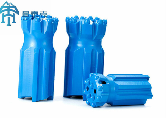 청색 89 밀리미터는 T51 버튼 비트를 수축시킵니다, 드롭 센터가 D번째 드릴 툴을 흔듭니다