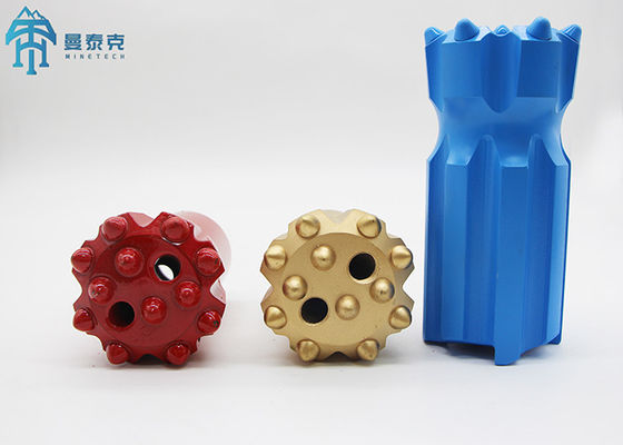 80 밀리미터 나선부인 거대한 버튼 비트 암석 드릴링 도구 T45는 수축합니다