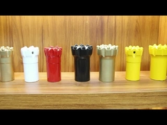 40 밀리미터는 끝이 좁아진 버튼 비트 탄소강 굳은 암석 채굴을 꿰뚫습니다