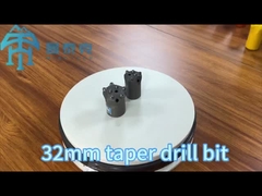 작은 구멍을 파는 구형 탄화수소로 뭉클한 버튼 드릴 비트